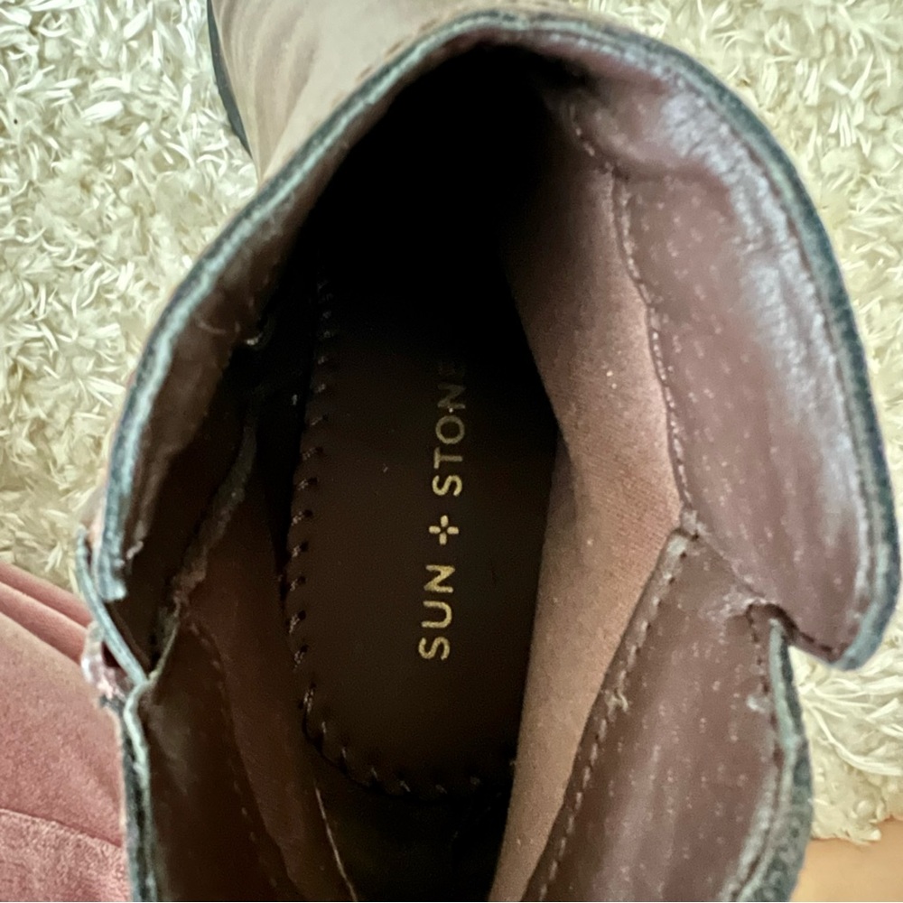 Sun + Stone Dark Brown Ankle Booties - Picture 6 of 7